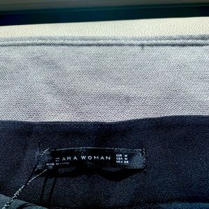 New Zara wide leg pants in black size M